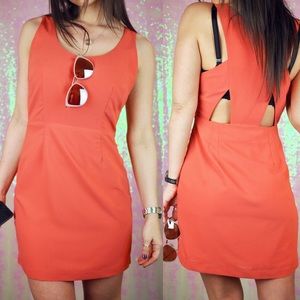 BB DAKOTA Light Coral Cutout Dress 🧁